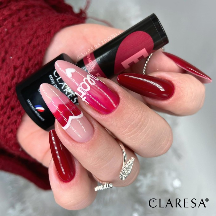 Lakiery hybrydowe z kolekcji Claresa Kiss me 1,3,4,6