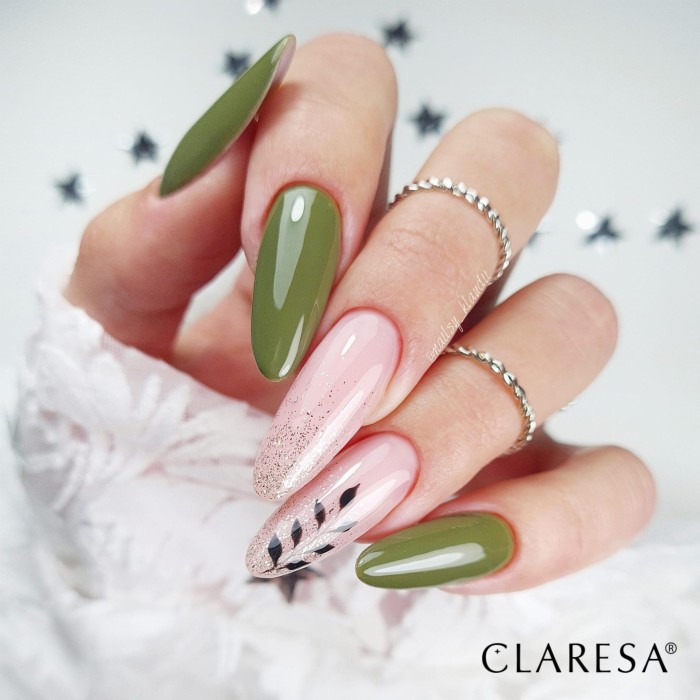 manicure hybrydowy z kolorami 802, glitter 7, paint gel black,.jpg