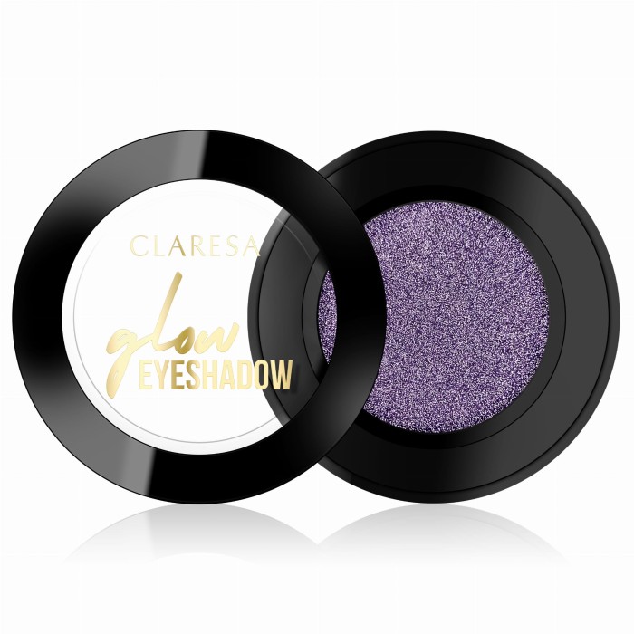 Claresa cień do powiek Glow eyeshadow 07 Purple Rain