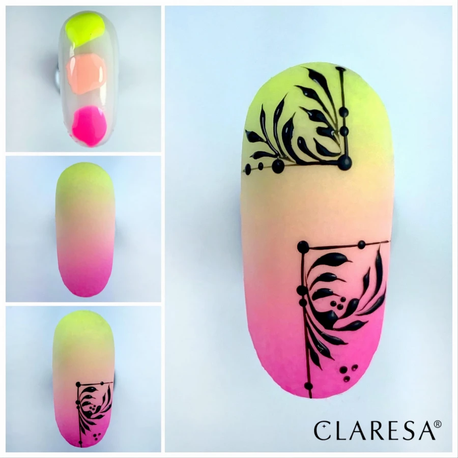 wzorki na paznokciach z  Fluo 1, 5, lollipop 2