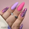 Candy 9, Pink 519, Paint Gel Black z matowym topem