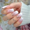 Keratin 3 z brokatowym lakierem hybrydowym Glitter 3 i Paint Gel White