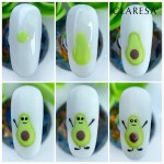 Celebration 9 z Summer Stories 3, mint 1, brown304, fluo 2. Krok po kroku