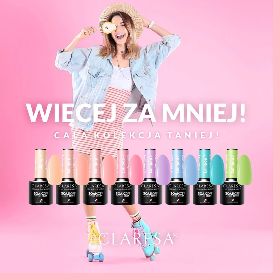 Claresa-Więcej-za-Mniej-cała-kolekcja-Lollipop