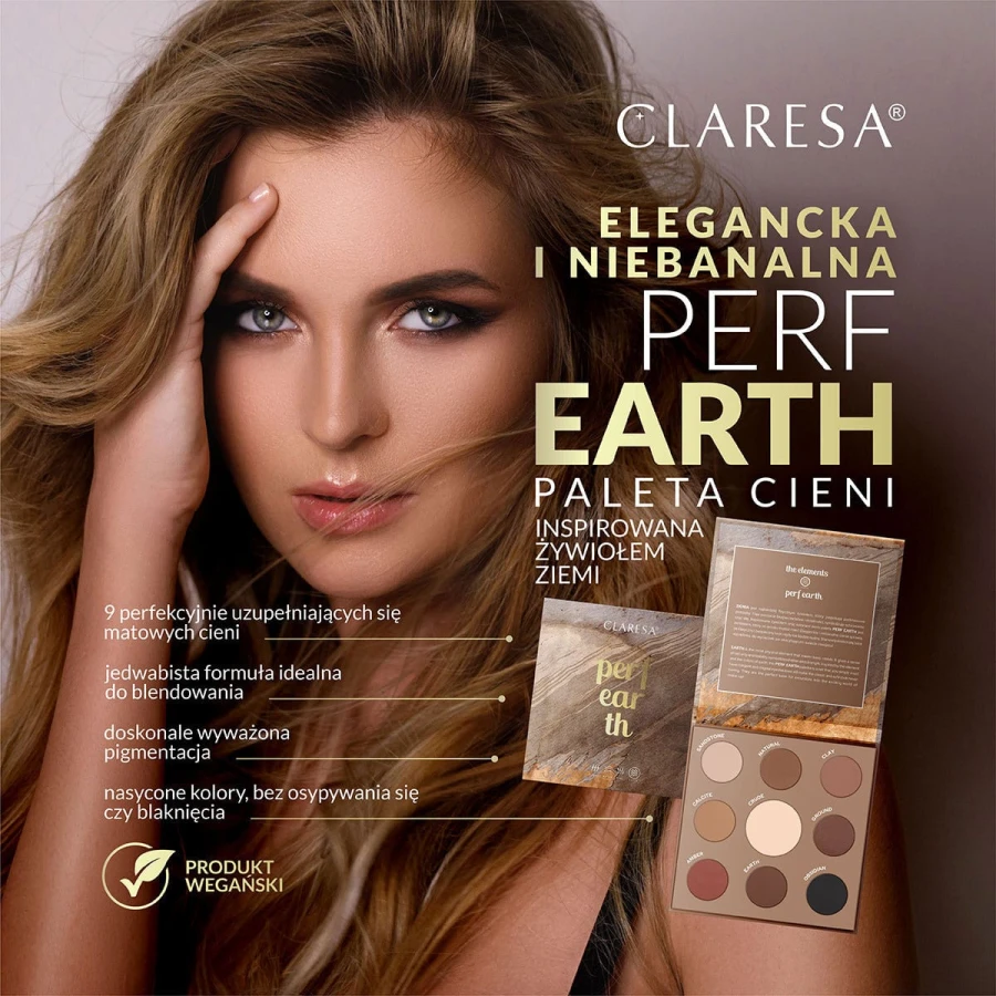 Claresa Paleta cieni do powiek PERF EARTH