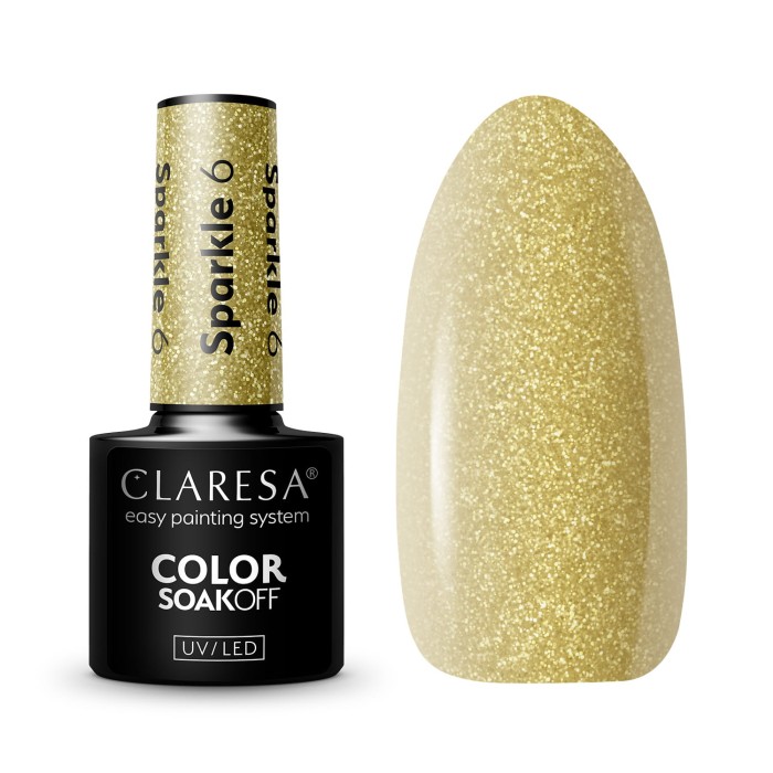 Claresa Lakier hybrydowy SPARKLE 6 5g