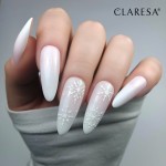 Celebration 2, Paint Gel White, Top Glitter Silver-stylizacja paznokci