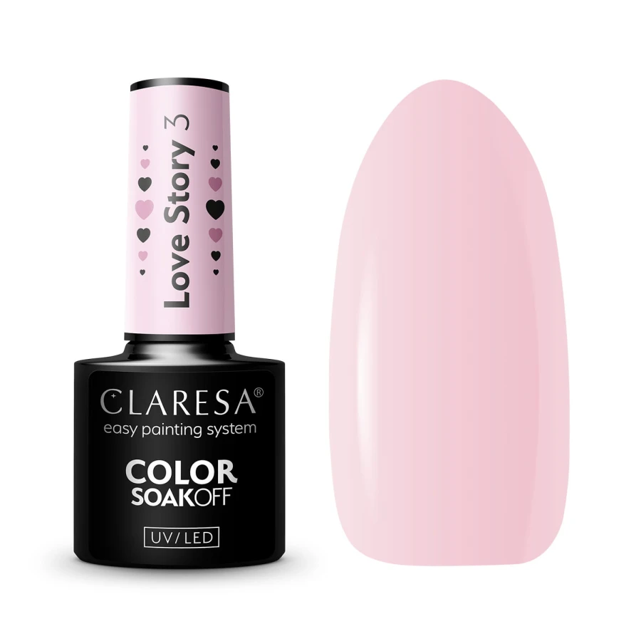 Claresa lakier hybrydowy Love Story 3 -5g