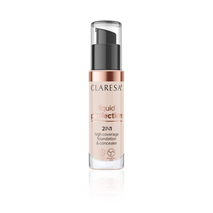 2W1 korektor i podkład kryjący LIQUID PERFECTION 103 COOL MEDIUM 34g Claresa