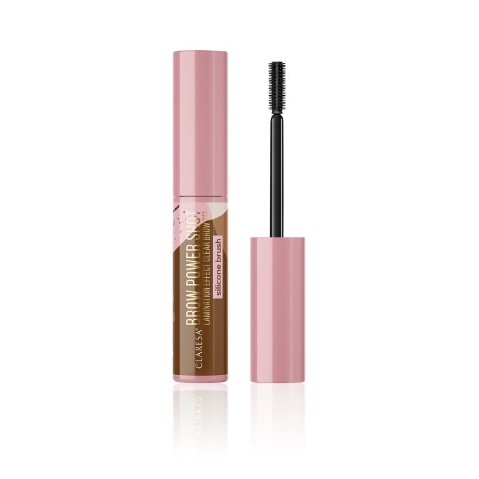 CLARESA BROW POWER SHOT transparentny żel do stylizacji brwi 8g