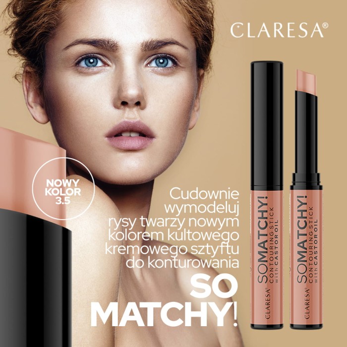 CLARESA Kremowy sztyft do konturowania SO MATCHY! 3,5 Contour 3g