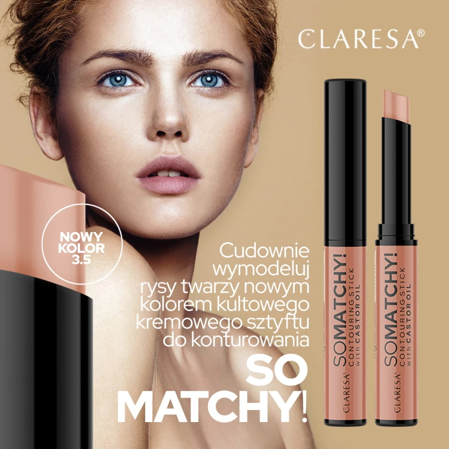 CLARESA Kremowy sztyft do konturowania SO MATCHY! 3,5 Contour 3g
