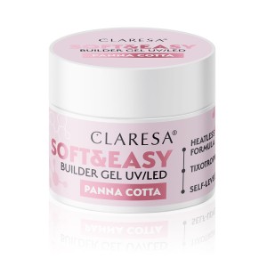 Claresa Żel budujący SOFT&EASY builder gel panna cotta 45g