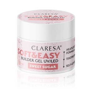 Claresa Żel budujący SOFT&EASY builder gel sweet sugar 12g
