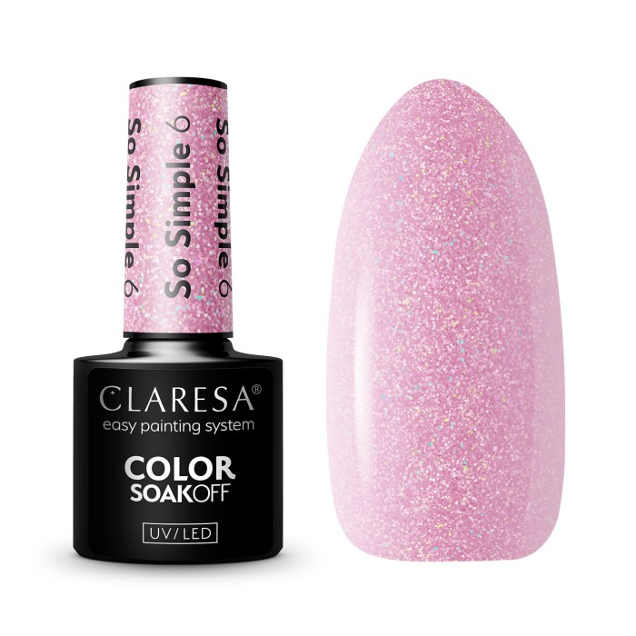 Claresa Lakier hybrydowy So Simple 6- 5g