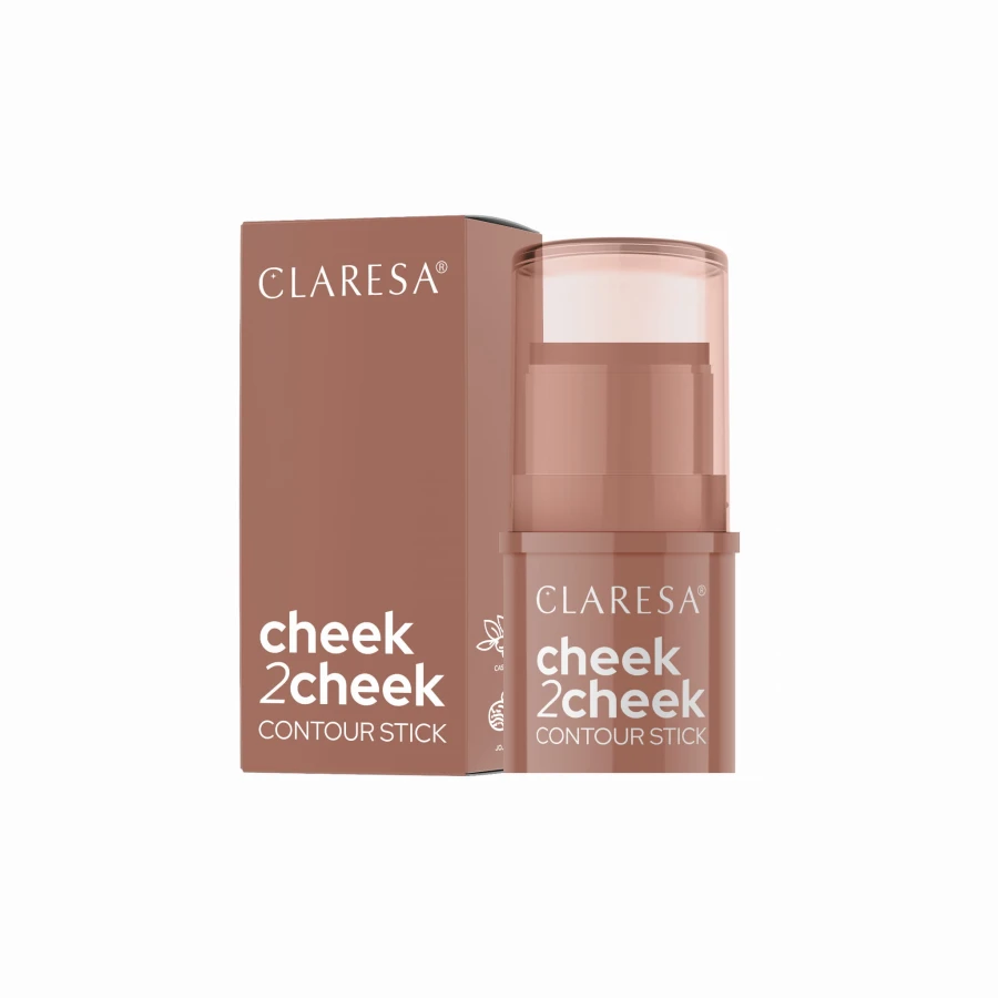 Claresa bronzer w sztyfcie CHEEK 2 CHEEK 02 milk choco.jpg