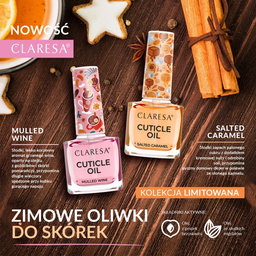 Claresa Oliwka do skórek Mulled Wine 5ml .jpg