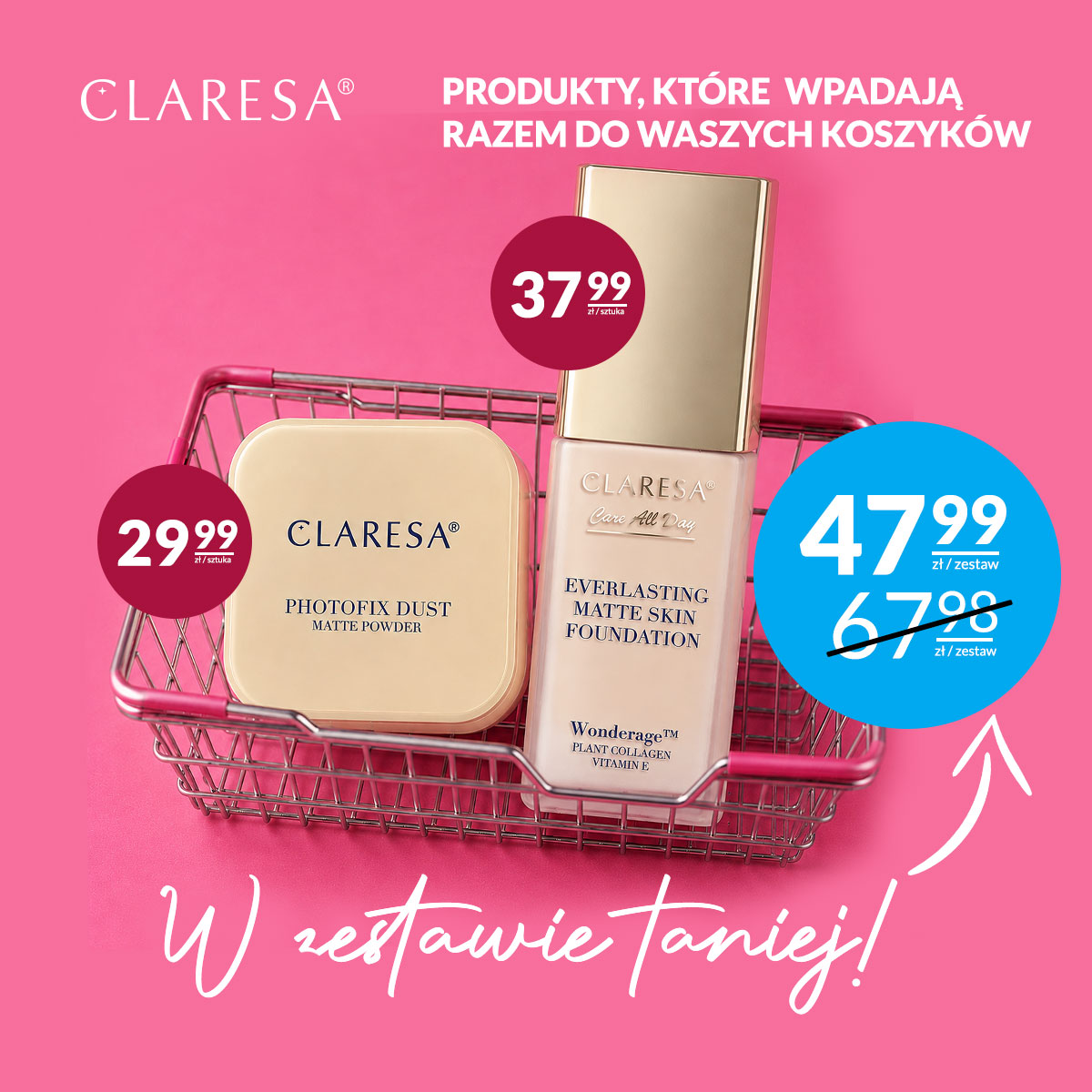 Zestaw Perfect Matte Set do makijażu- w zestawie taniej