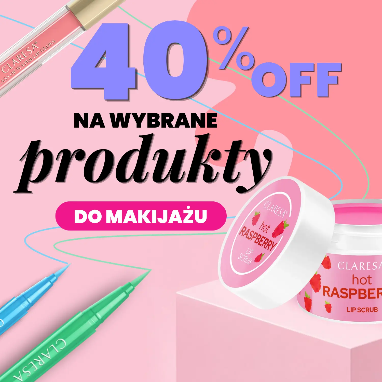 Promocja na wybrane produkty do makijązu -40%