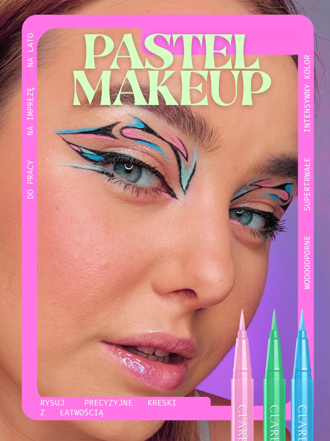 Pastel makeup