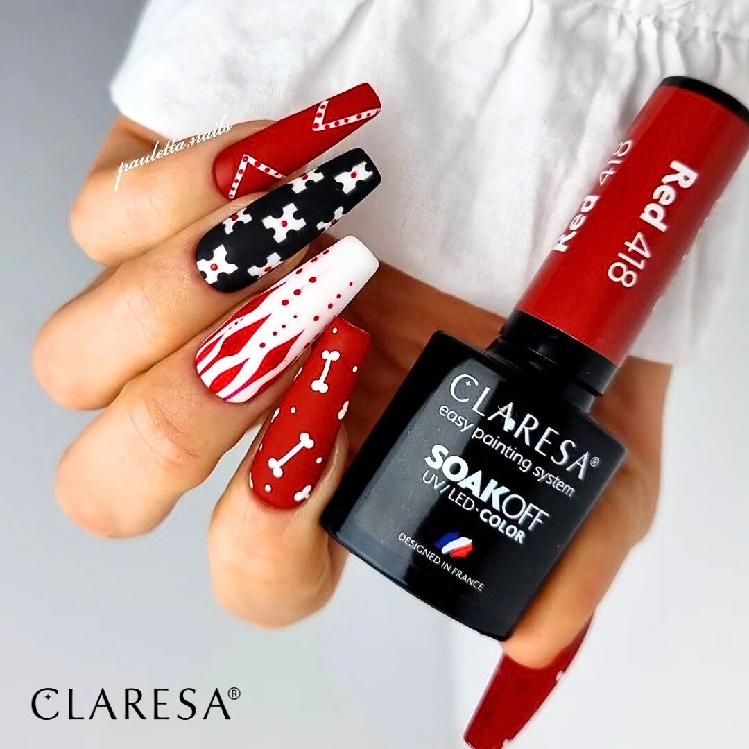 paznokcie na Halloween 