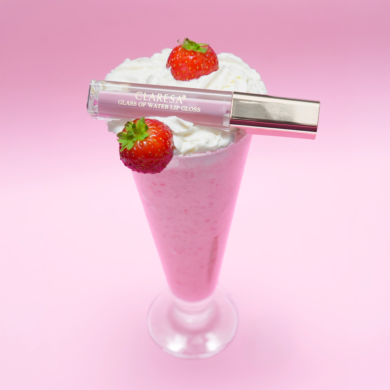 Różowy błyszczyk do ust Claresa Strawberry Shake