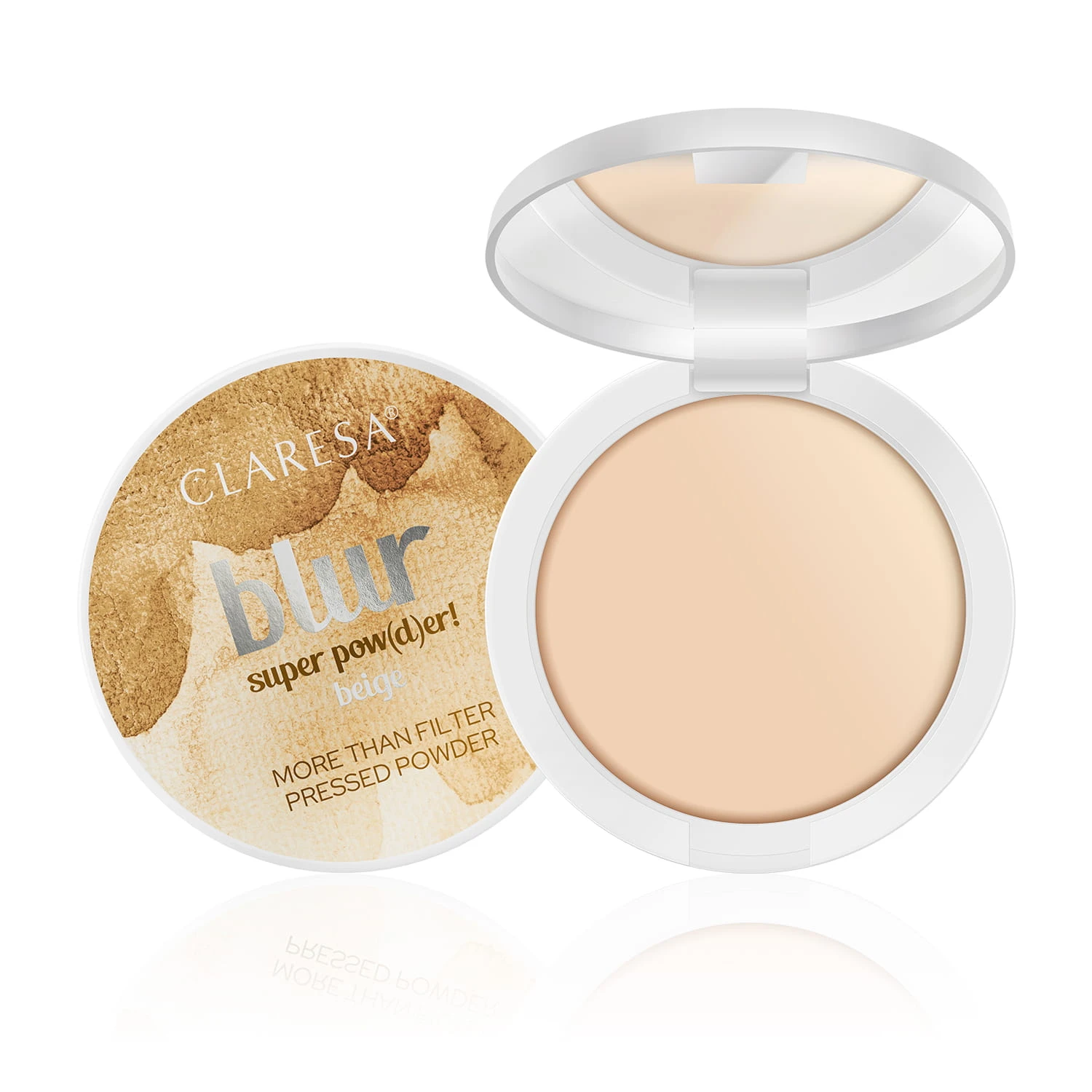 BLUR BEIGE SUPER POW(D)ER! puder prasowany aplikacja