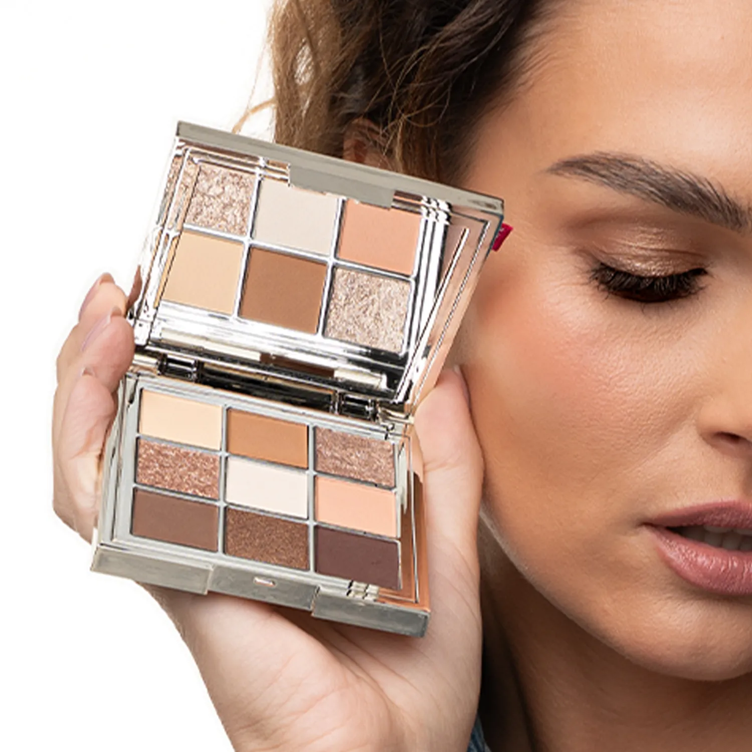 DENIM Eyeshadow Palette 01 Warm odcienie