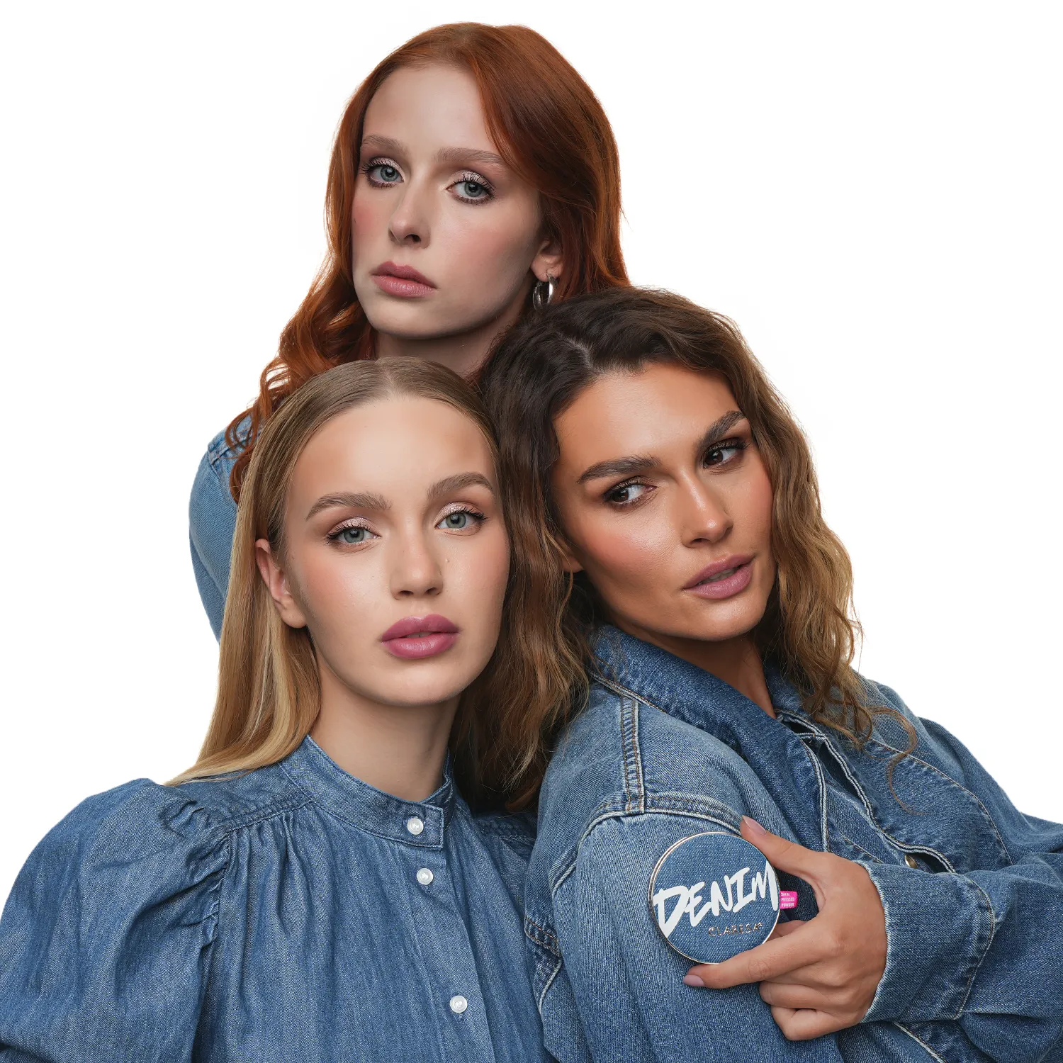 Odcienie pudru Claresa DENIM Satin Pressed Powder