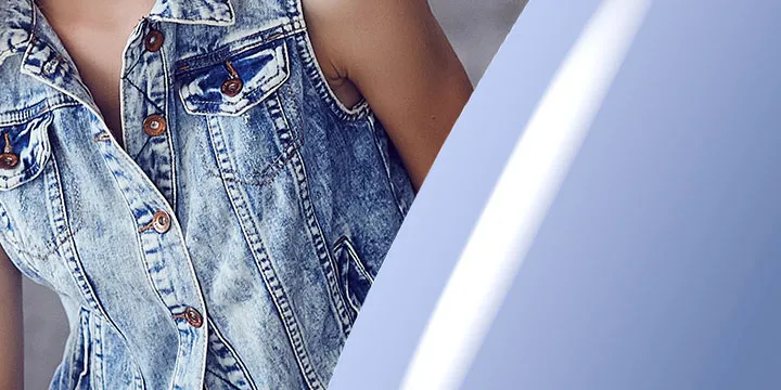 Claresa lakier hybrydowy Denim Vest szaroniebieski błękit