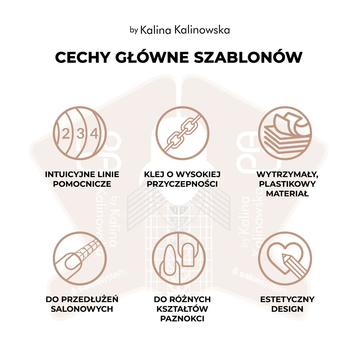Mocny klej szablonu