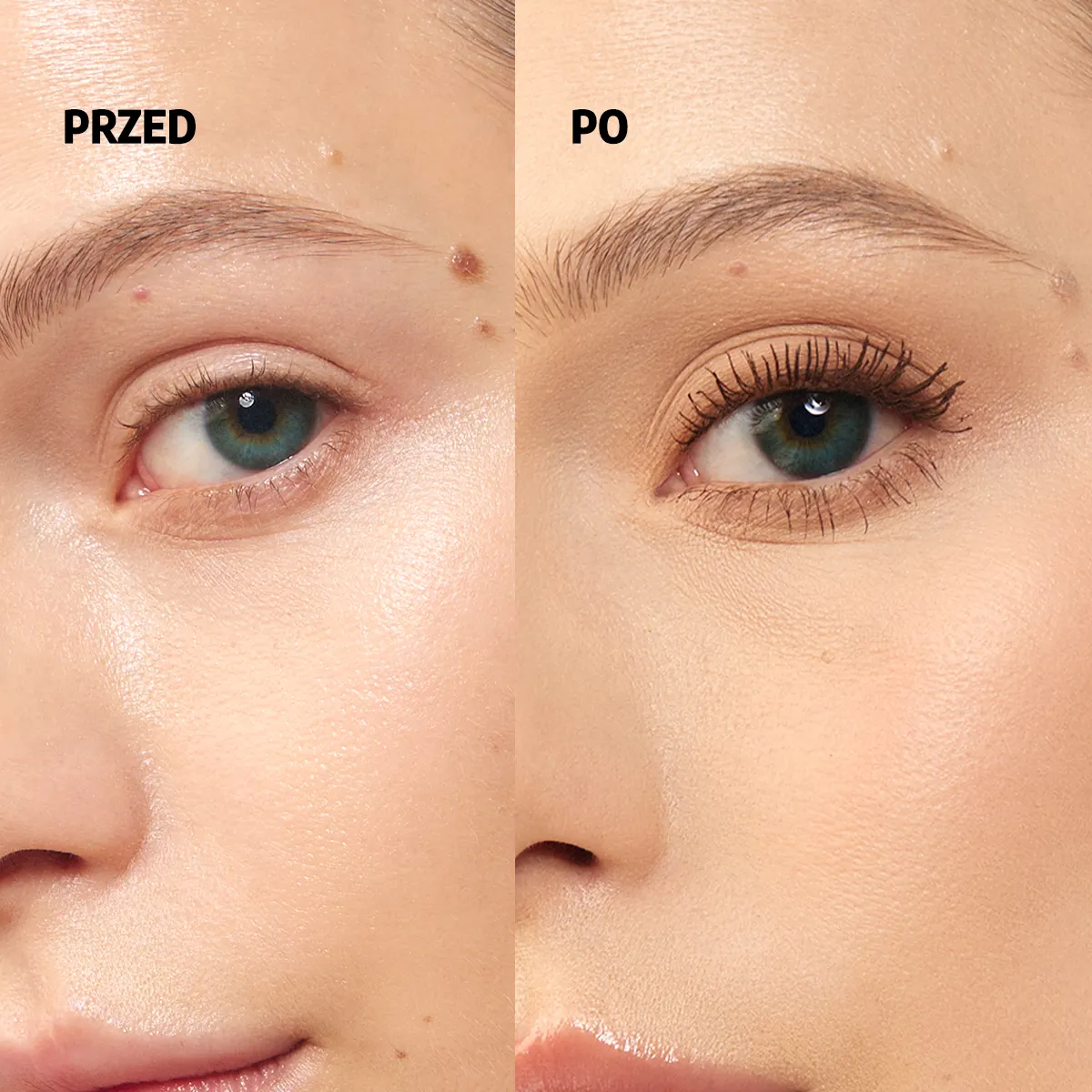 Brązowy tusz do rzęs