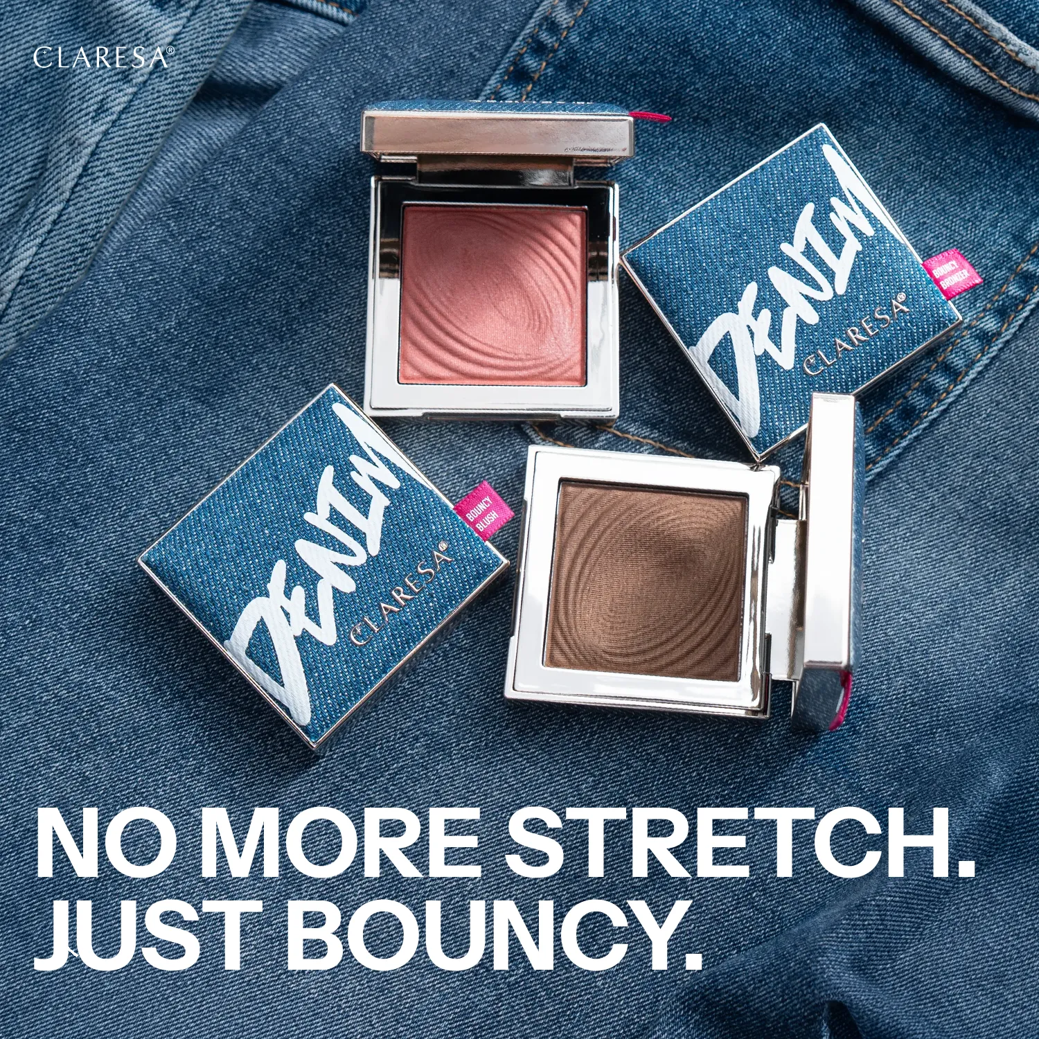 Claresa DENIM Bouncy Blush sprężysty róż