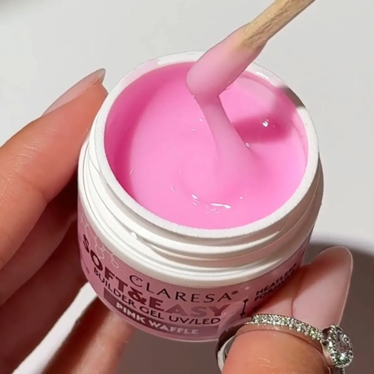 CLARESA ŻEL BUDUJĄCY SOFT&EASY PINK WAFFLE 12G