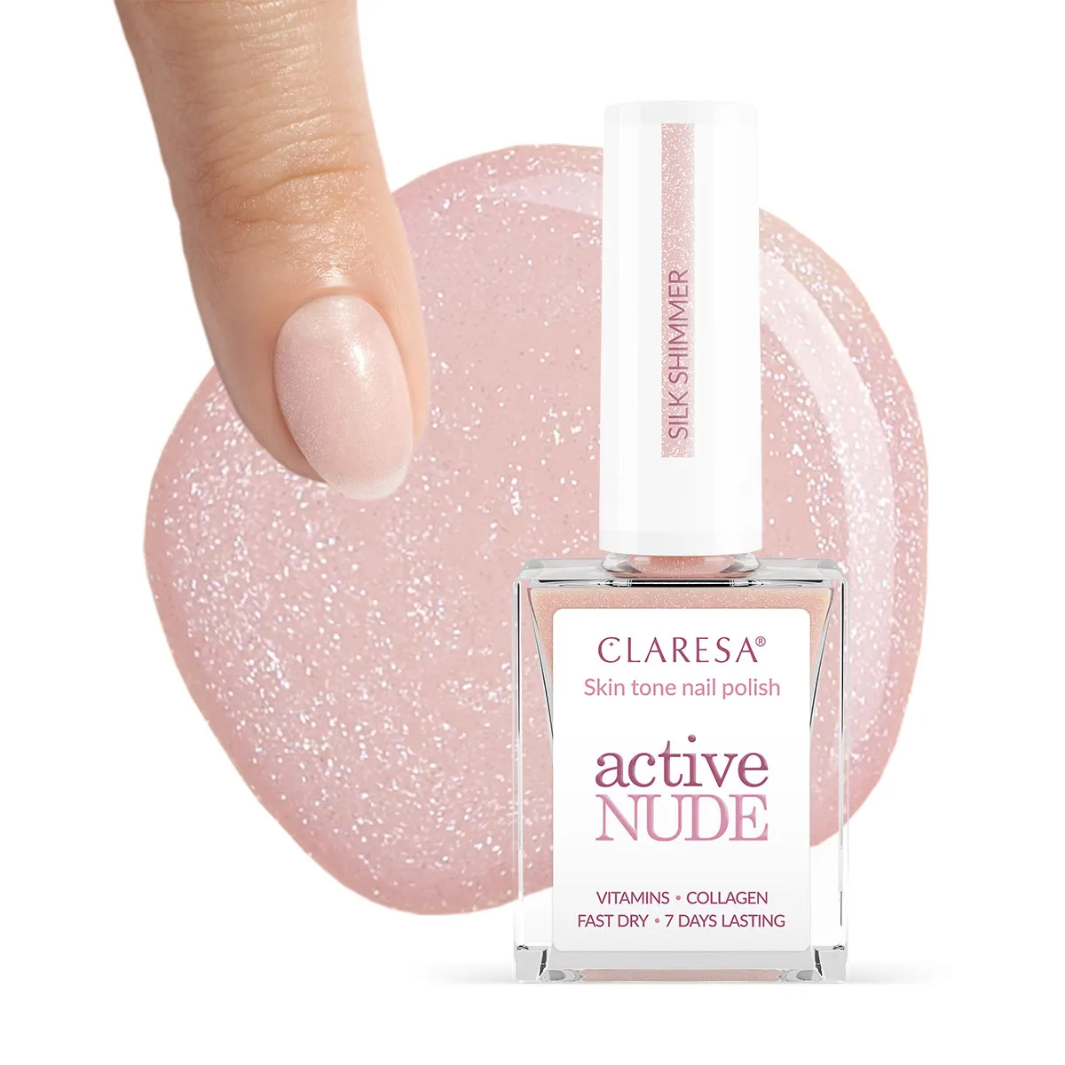 Claresa Active Nude Silk Shimmer – detal