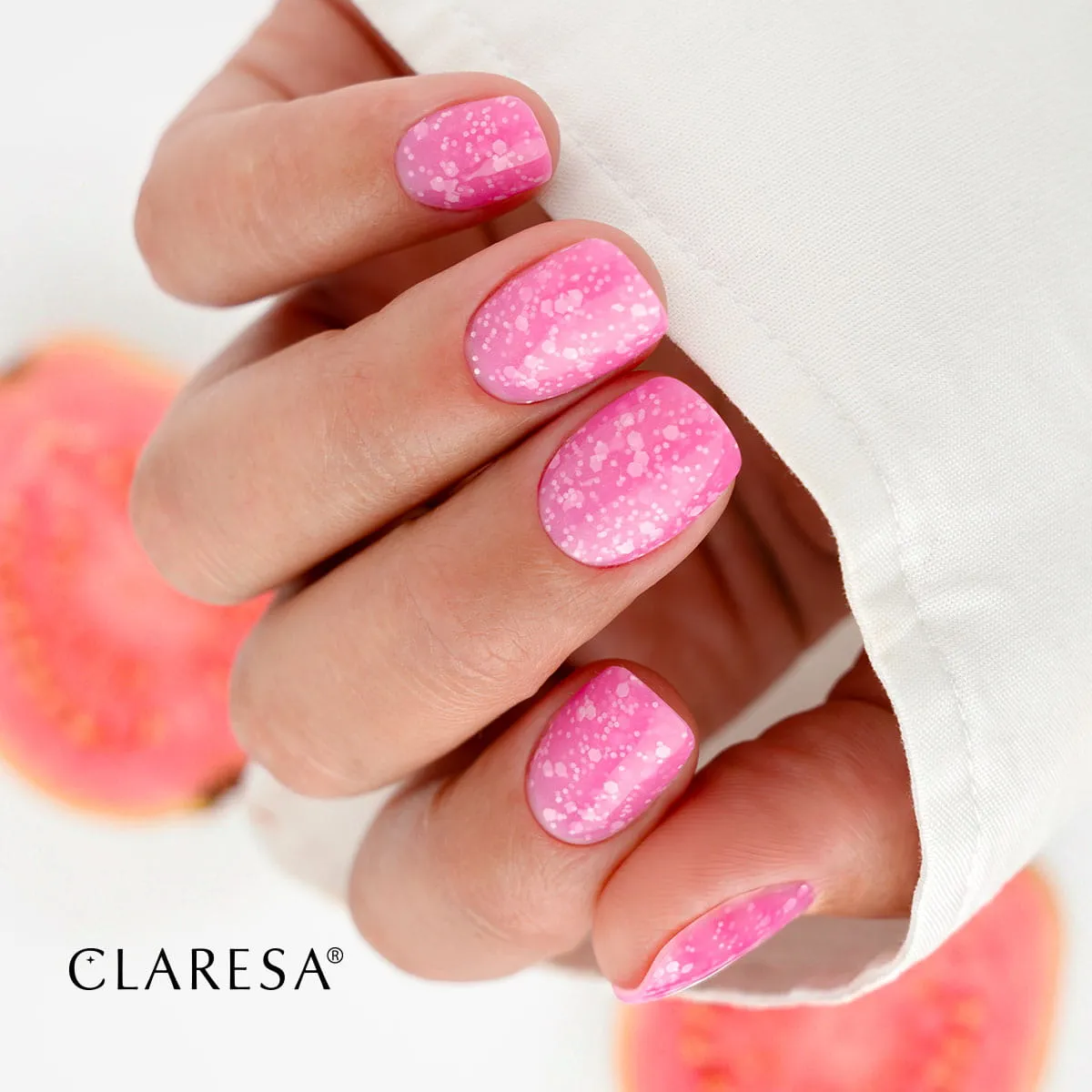 Claresa Bubble Jello Base Guava stylizacja