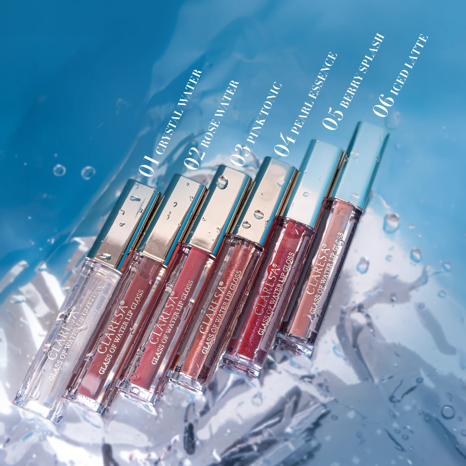 Glass of Water Lip Gloss odcienie