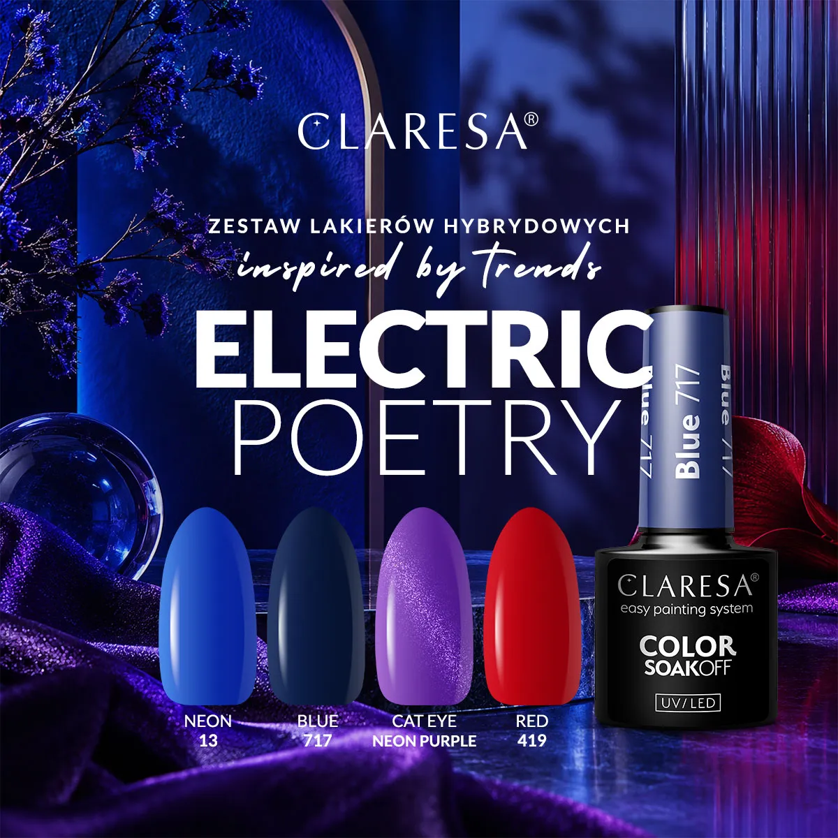 Claresa-zestaw-Electric-Poetry-zestaw-lakierów-hybrydowych